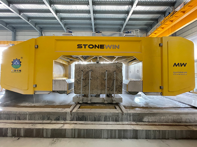 石材加工多組繩鋸機(jī)